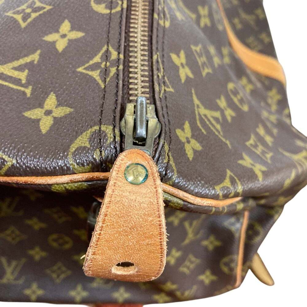 LOUIS VUITTON Authentic Brown Monogram Keepall 55 Boston Bag - Picture 12 of 16